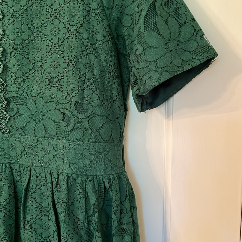 CLOSING STOREFRONT! Green Lace Dress by Polagram from ModCloth NWOT
